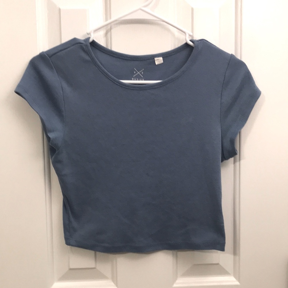 Pacsun Blue Crop Top